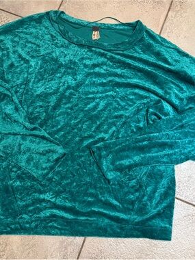 Free People Velvet Pull Over
